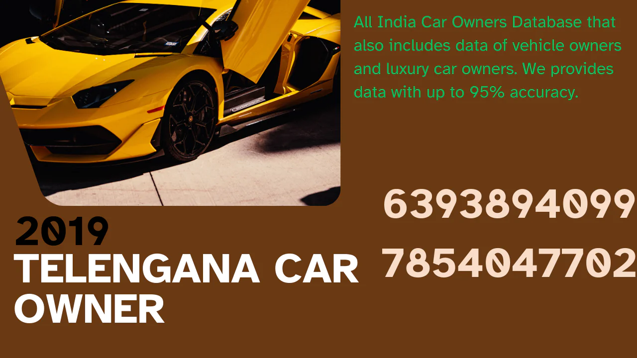 Telangana car owner database 2019