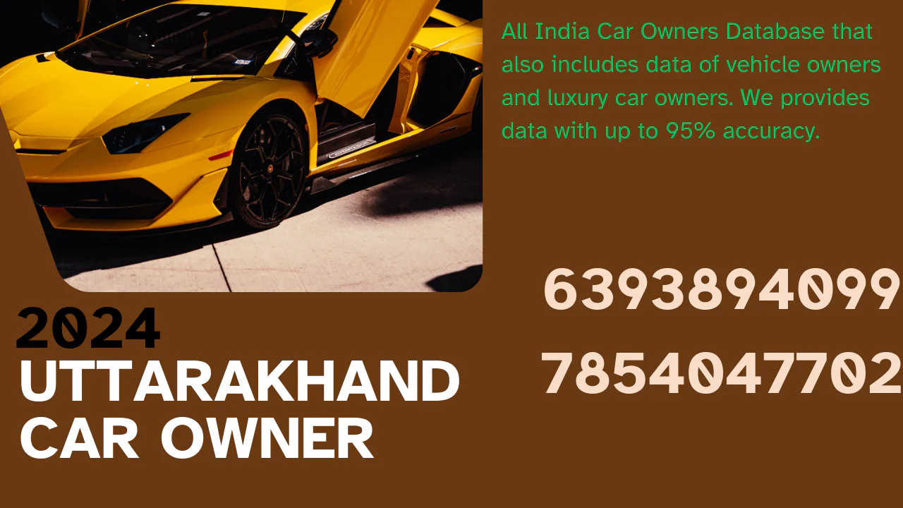 Uttarakhand car owner database 2024