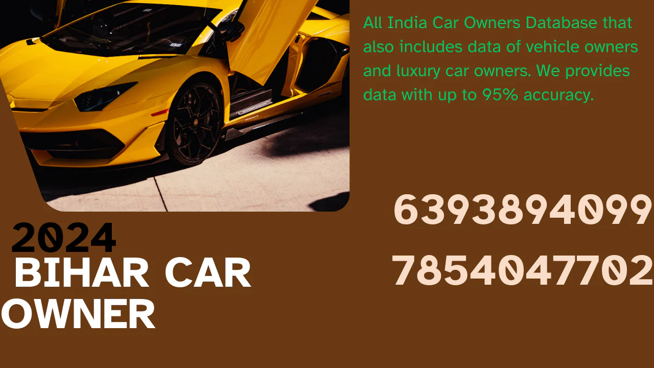 Bihar car owenr database 2024