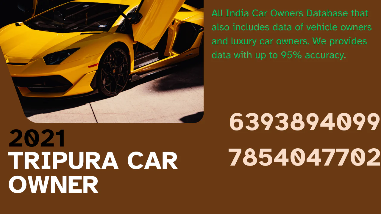 Tripura car owner database 2021