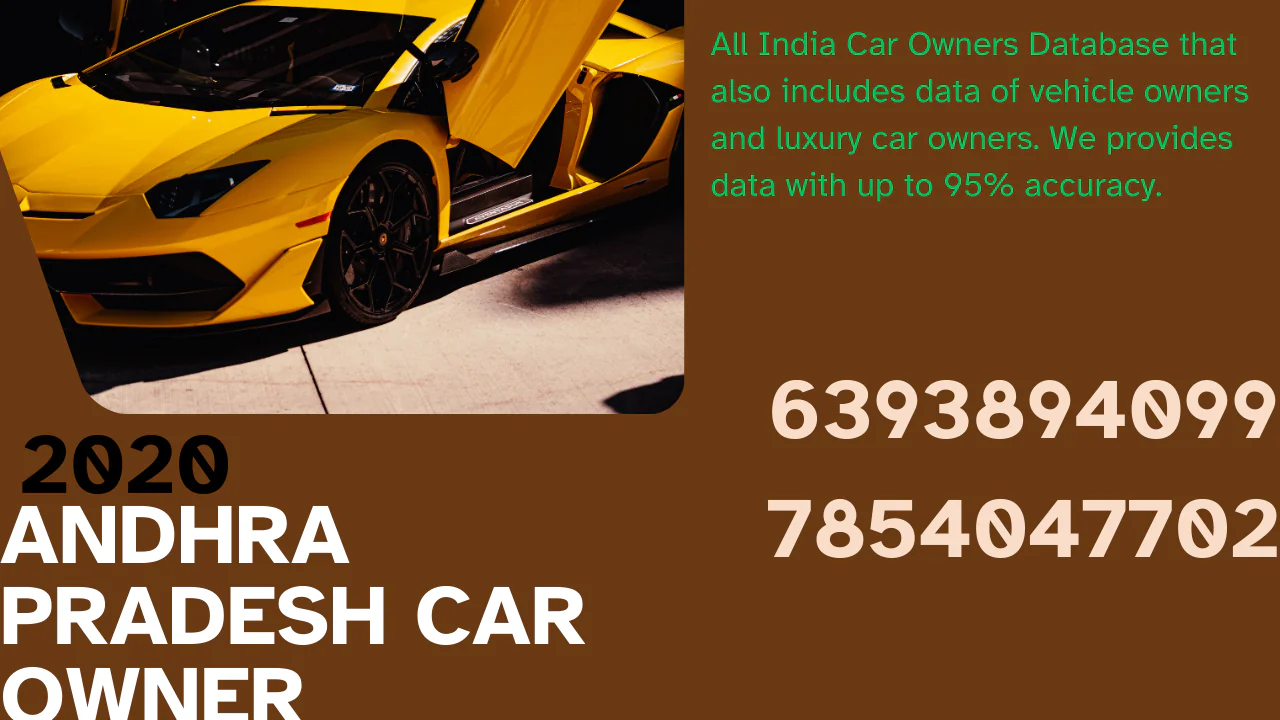 andhra pradesh car owner database 2020