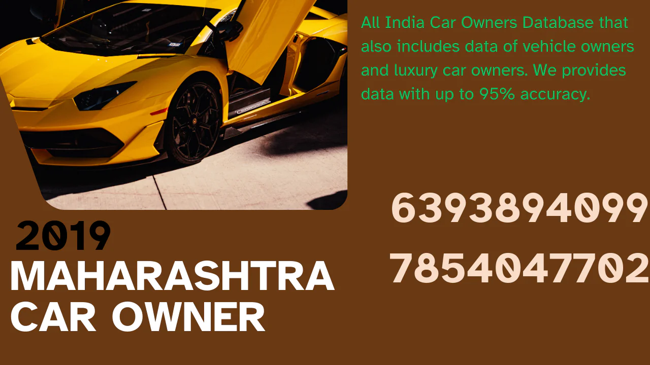 Maharashtra car owner database 2019