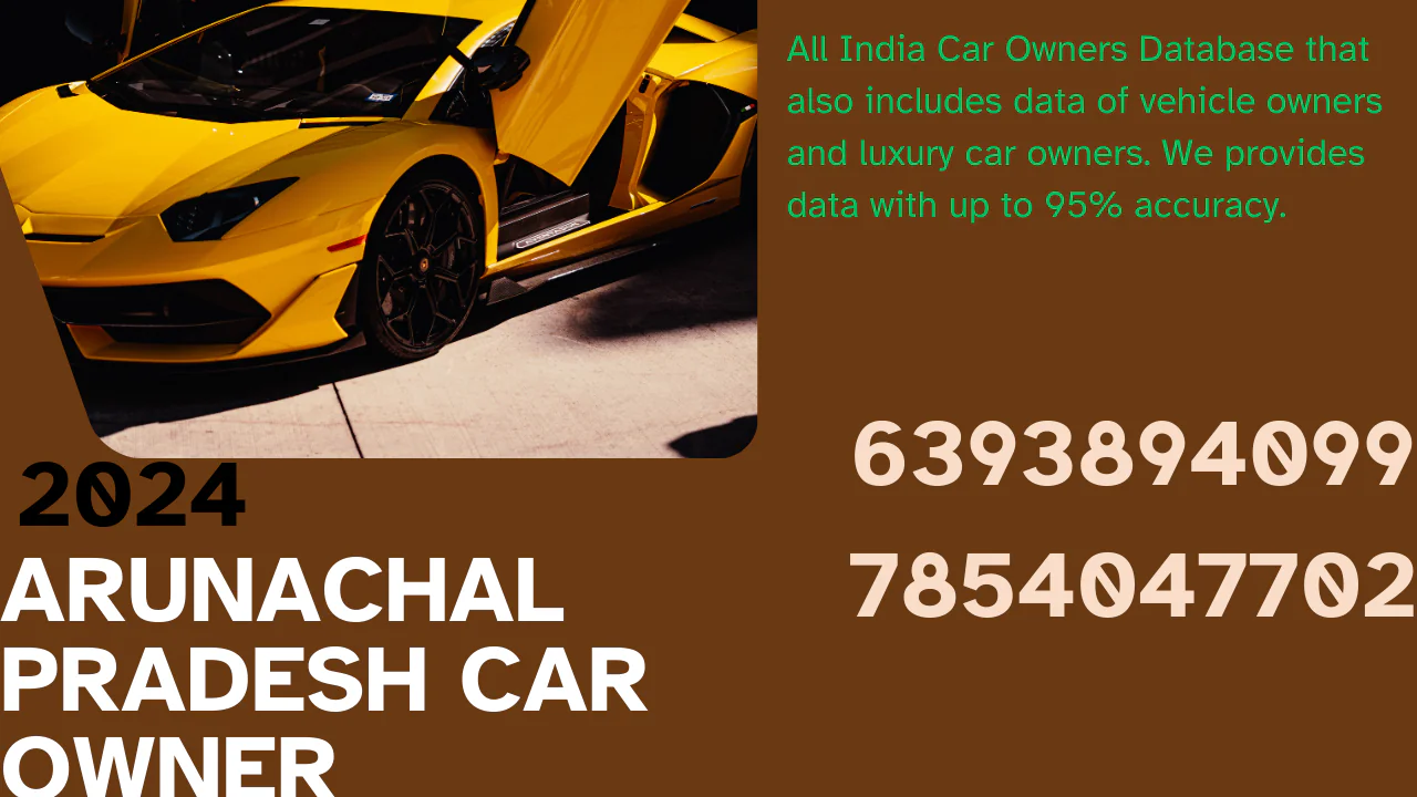 Arunachal Pradesh car owner database