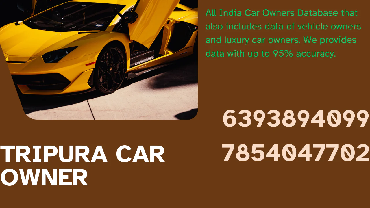 Tripura car owner database 2020