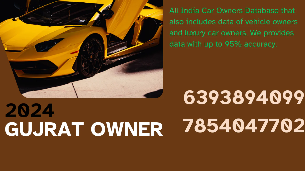 Gujarat car owner database 2024
